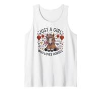 Kids 2026 Just Girl Who Loves Horse Pony Fortune Lady Lunar Débardeur