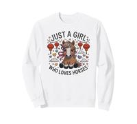 Kids 2026 Just Girl Who Loves Horse Pony Fortune Lady Lunar Sweatshirt