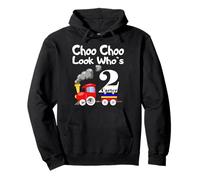 Kids 2nd Birthday Boy Carter Choo Choo Train 2 Year Old Sweat à Capuche