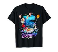 Kids 5th Birthday Mermaid Girl Gifts Happy Birthday To Me T-Shirt