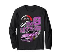 Kids 8th Birthday Racing Car Gifts 8 Year Old Boys Party Manche Longue