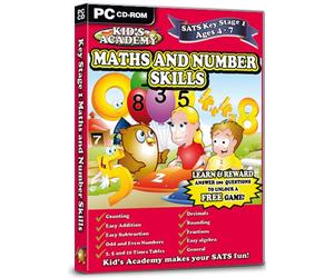 Kid's Academy - Key Stage 1 Maths and Number Skills - 4-7 Years (PC CD) [import anglais]