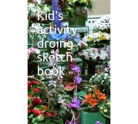Kid's activity droing sketch book