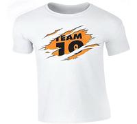 Kids Adult Team 10 Ripped Through Tshirt Halloween Paul Jake Logan Tee Youtuber Manches Courtes(Medium)