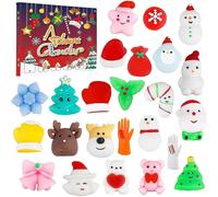 Kids Advent Calendar 2022 Mini Toys Advent Calendar with Drawers, 24 Days Countdown with 24 Different Squeeze Toys, Cute Holiday Decoration.