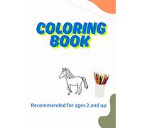 Kids and Adults Coloring Book: 15 Fun Cars, Animals, Flowers & Fish for Ages 2+