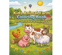 Kids Animal Farm Coloring Book: Educational Toddler and Kids Activity Book Featuring Cows, Pigs, Horses, and Sheep | 8.5 x 11 Inch Coloring Pages