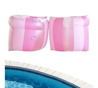 Kids Arm Floats 1 Pair Rings Stripe Patterns Pools Floater Vacation Sleeves | Swimming Arm Rings for Boys Girls River Vacation Beach Lake Backyard Outdoor