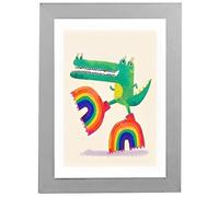 Kids Art Frame - Cadre photo en pierres précieuses - Cadre d'exposition d'art pour - Ouverture - Œuvre d'art - Cadre de rangement - Images d'art pour