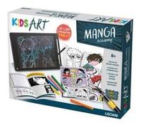 KIDS ART Manga Lab - LISCIANIGIOCHI - Kit Dessin Manga - Tablette LCD - Des 7 ans Noir