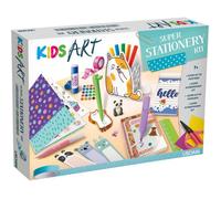 Lisciani – Coffret papeterie créative Kids Art – Porte-stylo chat, carnets, dès 7 ans, multicolore