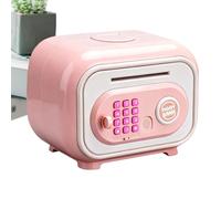 Kids ATM Money Bank, Cash Safe Toy, 5.12x7.68x5.71 inches ABS Bank with Code Fingerprint Password, Interactive Savings Banks, Toy Money Banks with Secure Design for Boys Girls