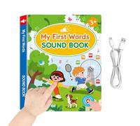 Kids Audio Learning Book - Interactive English Word Reader | Screen Free | Talking Voice Sound Technology, Early Literacy Skill Development, Educational Gift for , Ages 4 to 6 Years Old