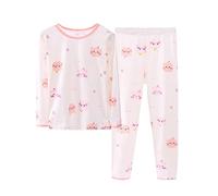 Kids Baby Girls Clothes Sets Toddler Set Long Sleeve Tops and Pants Leggings Outfits Personalized Child Matching Clothing Sets (White, 4-5 Years) c78s