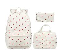 Kids Backpack, 11.81x5.91 Inches Corduroy School Bookbag, Lunch Box Set, Pencil Case Organizer, Travel Knapsack for School, College, Day Trip, Vacation, Camping, Hiking, Sports, Outdoor Activities