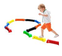 Kids Balance Beam - Stackable Non Slip Balance Beam Set For Kids Educational Motor Skills Training Sensory Play Equipment For Home Classroom Preschool Gym