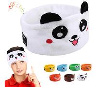 Kids bandeau, masque nuit enfant élastique, bandeau Bluetooth mignon, doux et confortable, Bluetooth V5.0, volume réglable, idéal pour la conduite ou l'heure du coucher (G)