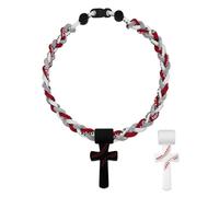 Kids Baseball Necklaces - Braid Sports Pendant, 50cm Baseball Necklace for Teams, Woven Accessory Component with Secure Clasp, Athletic Jewelry Tool for Visual Identity Team Spirit Sports Activity
