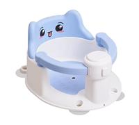 Kids Bath Seat, Non-Slip Suction Cup Stool, Durable Shower Support Chair, Reliable Armrest Bear Backrest, Handy Safety Accessory for Boys Girls Up to 6 Months Sitting Bathroom Home