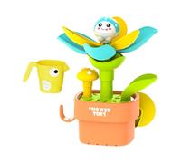 Kids Bath Toys, Educational Watering Flower Game for Children Ages 1-3, Suction Cup Irrigation Cup with Fun Learning Function, Shower Play Toy for Home, Hotel, Pool, Beach, Travel, 6.02x4.06x7.72inch