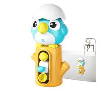 Kids Bath Toys, Shower Water Toy with Suction Cup, 4.14x3.35x7.49 inches Rotating Tub Bath Game to Children, Interactive Play for Apartment, Hotel, Vacation, Travel, Swimming Pool
