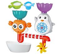 Kids Bath Toys - Suction Cup Animals for Preschool Fun | Interactive Learning Games with 275g Net Content, Home Travel Bathtub Play, Summer, Birthday Interaction Boys and Girls