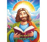 Kids Bible Coloring Book for Ages 4-8 and 8-12: Fun Bible Verses and Stories to Color | Christian Coloring Book with Jesus, Bible Scenes, and Scripture for Boys and Girls