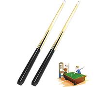 Kids Billiard Cue Stick, Short Children Snooker Pool Cue with Comfortable Grip, for Accurate Shots and Easy Transportation, 50cm (Noire)
