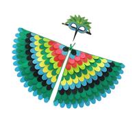 Kids Bird Wings | Felt Animal Wings For Children | 50cm Radius Foldable, Windproof Costume Accessories For Masquerade, Dance, Party, Playtime, Halloween, Performance, Fun And Lightweight