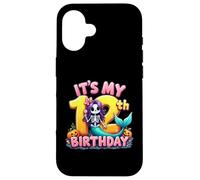 Kids Boo It's My 5th Birthday Girl Cute Ghost Halloween Coque pour iPhone 16