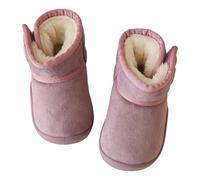 Kids Bottes de Neige pour Enfant Chaude Doublure Boots Warm Line Antidérapant Sole Souple Bottes Trekking Outdoor Ankle Boot Antidérapant Chaussures de Marche pour Enfants