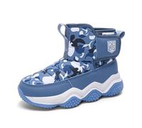 Kids Bottes de Neige pour Enfant Chaude Doublure Boots Warm Line Confort Girl First Walker Shoe de Trekking, de randonnée, Extérieur pour l'Automne et l'hiver Chaussures Enfant et Garçon