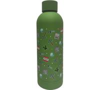 KIDS Bouteille Icono en acier inoxydable Noir Minecraft