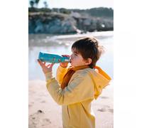 KIDS Bouteille isotherme double paroi en Inox enfant Qwetch 350 ml Honolulu Bleu - Avec bouchon sport