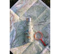 KIDS Bouteille isotherme double paroi en Inox enfant Qwetch 350 ml Honolulu Vert Tilleul - Avec bouchon sport