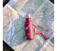KIDS Bouteille isotherme double paroi en Inox enfant Qwetch 350 ml Yosemite Rouge Grenat