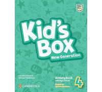 Kid's Box New Generation Level 4 Activity Book + Home Booklet + Digital Pack English for Spanish Speakers