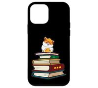 Kids Boys Funny Hipster Glasses Read Books Hamster Lover Coque pour iPhone 12 Mini