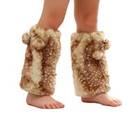 Kids Boys/Girls Childrens Animal Faux Head Trapper Hat, Cute Antler Print Ear Soft Windproof Elastic Headwear, Skin-Friendly Outdoor Skull Cap for 3-12 Years Boys Girls, Outdoor Ski Snowboard