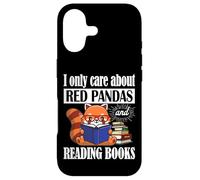 Kids Boys Girls Cute Kawaii Reading Books Red Panda Lover Coque pour iPhone 17