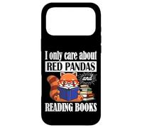 Kids Boys Girls Cute Kawaii Reading Books Red Panda Lover Coque pour iPhone 17 Pro Max