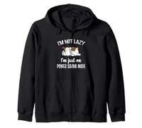 Kids Boys Girls Funny Lazy Power Saving English Bulldog Sweat à Capuche