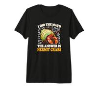 Kids Boys Girls I Did The Math Answer Pet Hermit Crab Lover T-Shirt Haut de Gamme