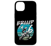 Kids Braaap Im 6 Dirt Bike 6th Birthday Bday Motocross Boys Coque pour iPhone 14 Plus