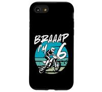 Kids Braaap Im 6 Dirt Bike 6th Birthday Bday Motocross Boys Coque pour iPhone SE (2020) / 7/8