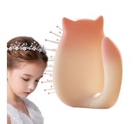 Kids Brush, Paddle Hairbrush Tool, 2.8x3.07in Air Cushion Comb, Anti Static Bristles, Portable Scalp Massager for Little Girls, Teens, School Mornings, Bedtime
