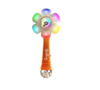 Kids Bubble Machine, Flower Bubble Maker, Handheld Automatic Sunflower Blowing Toy with LED Light Effects for Kids Outdoor, Garden, Birthday, Beach, Party Play, Boys and Girls, 4.84x3.82x12.13 inches