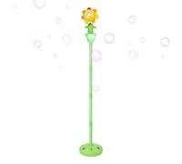 Kids Bubble Machine Toy, Handheld LED Flower Bubble Blower Set, Sunflower Bubbles Stand Maker System, Automatic Toy Unit, for Backyard Bath Beach Playground School Holiday Use