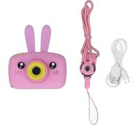 Kids Camera Toy 2in 1200W HD photo numérique - vidéo - enregistreur avec des jeux pour les enfants roses