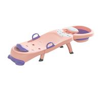 Kids Chair, Foldable Salon Seat, Portable Hair Wash Support, Adjustable Toddler Bath, Shampoo Basin Attachment, Comfortable Backrest for Boys, Girls, Bathroom Haircut Assistant Tool